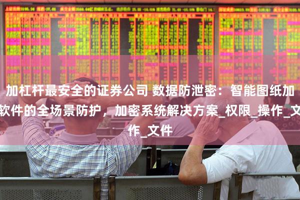 加杠杆最安全的证券公司 数据防泄密：智能图纸加密软件的全场景防护，加密系统解决方案_权限_操作_文件
